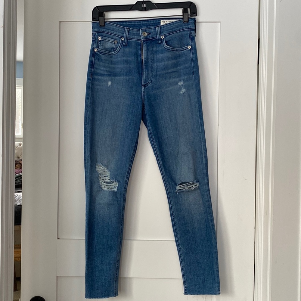 Rag & Bone Nina High Rise Skinny Ankle Jean